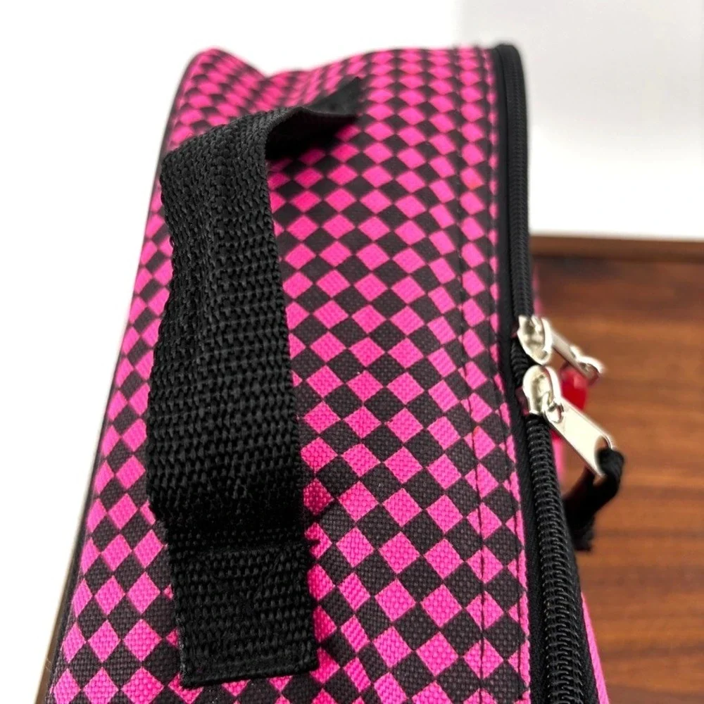 Y2K Bratz Insulated Lunch Bag Pink Black Cooler Tote MGA 2004 Retro Collectible